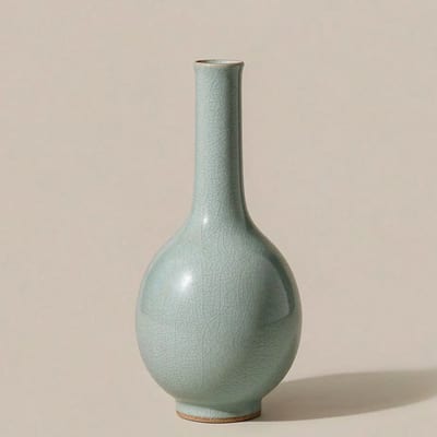 Crackled Celadon Vase