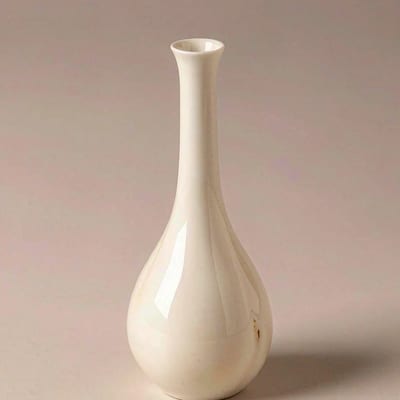 White Porcelain Bud Vase