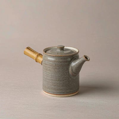 Speckled Stoneware Kyusu Teapot