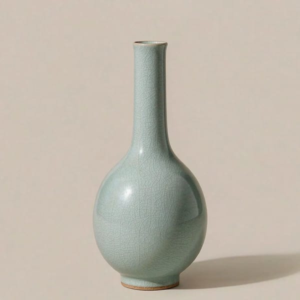 Crackled Celadon Vase