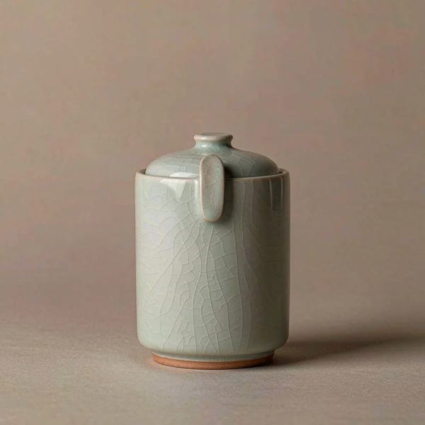 Celadon Tea Caddy