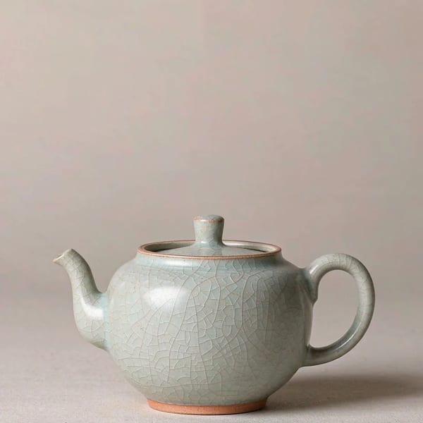 Ru Kiln Sky-Celadon Teapot