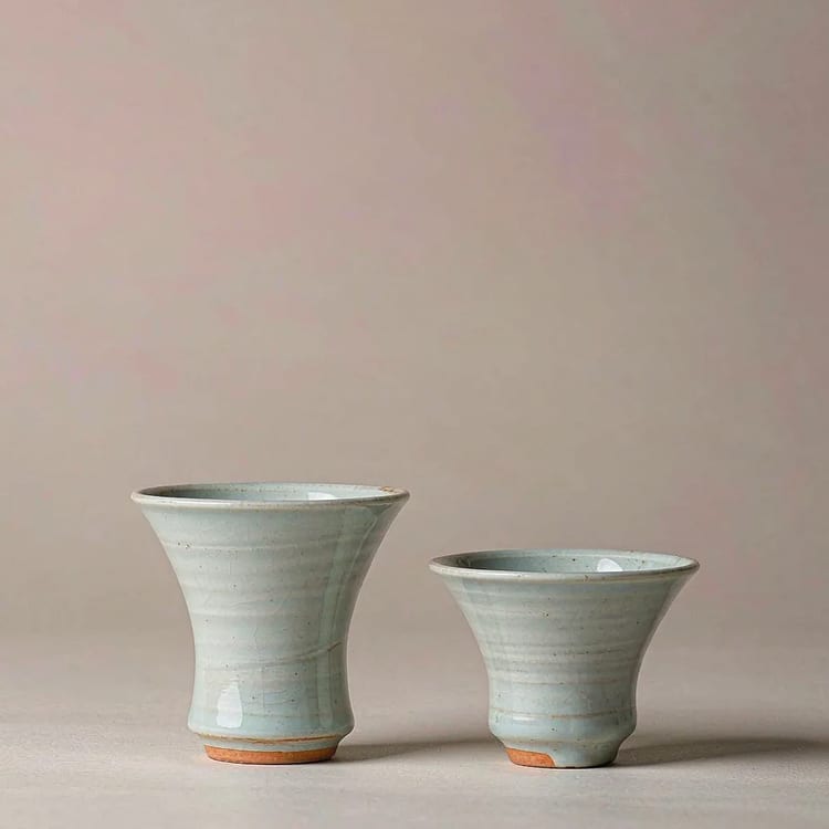 Celadon Tasting Cup Pair — image 1